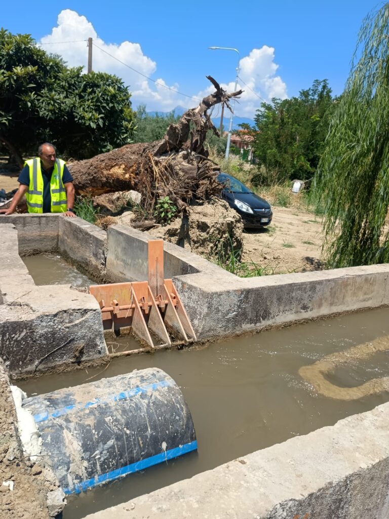 Ripristinato il servizio irriguo in contrada Lattughelle nel Comune di Cassano allo Ionio