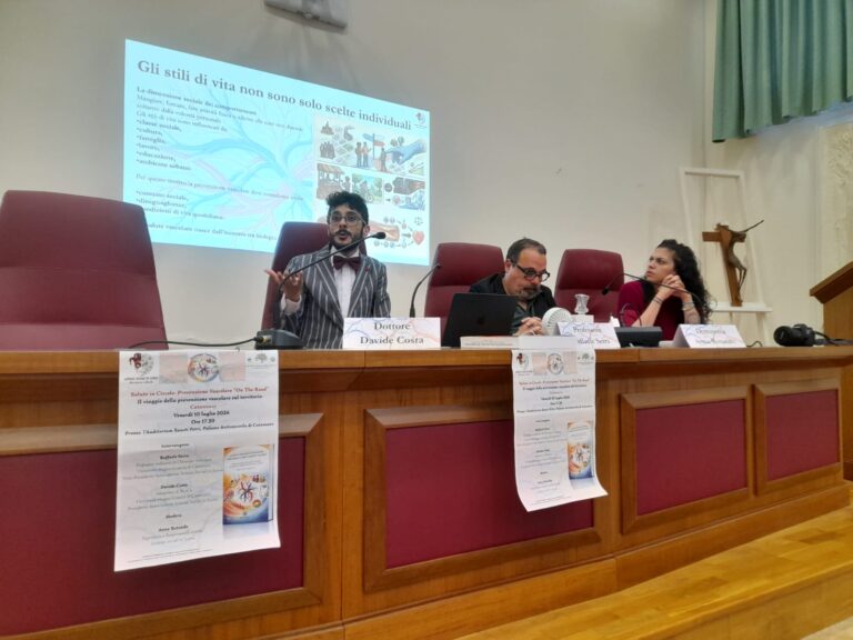 Catanzaro protagonista della prevenzione: la Sociologia Vascolare incontra il territorio