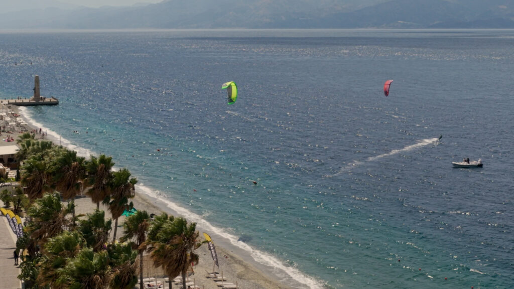 Traversata a vento stretto di Messina