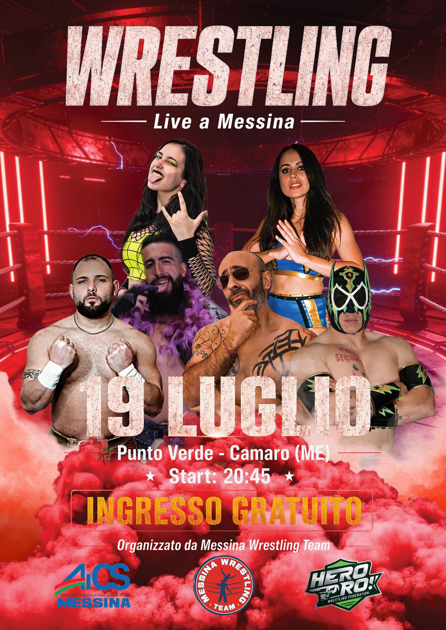 Wrestling Messina 19 luglio