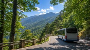 bus in montagna