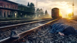 cadavere treno stazione