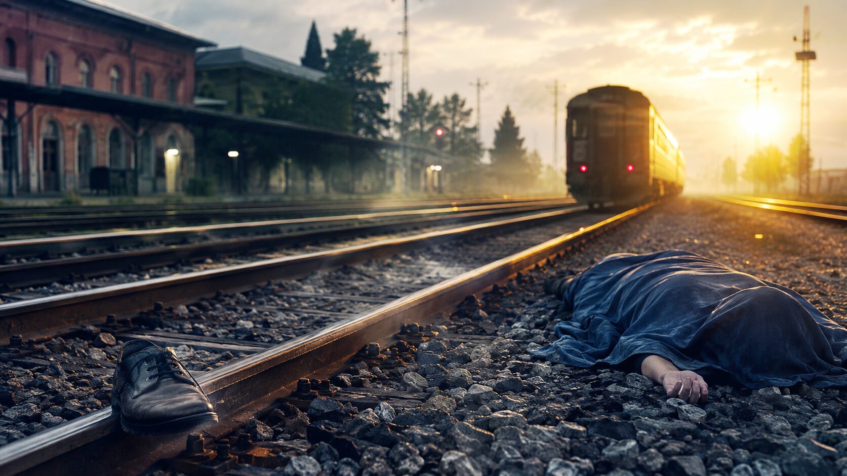 cadavere treno stazione