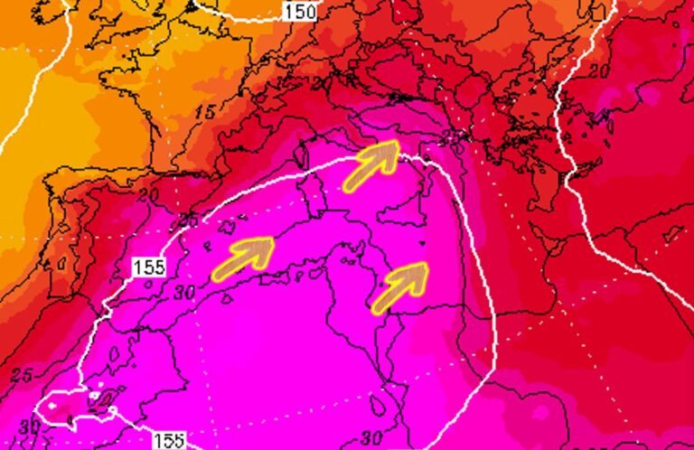 caldo sud italia 17 luglio 2026