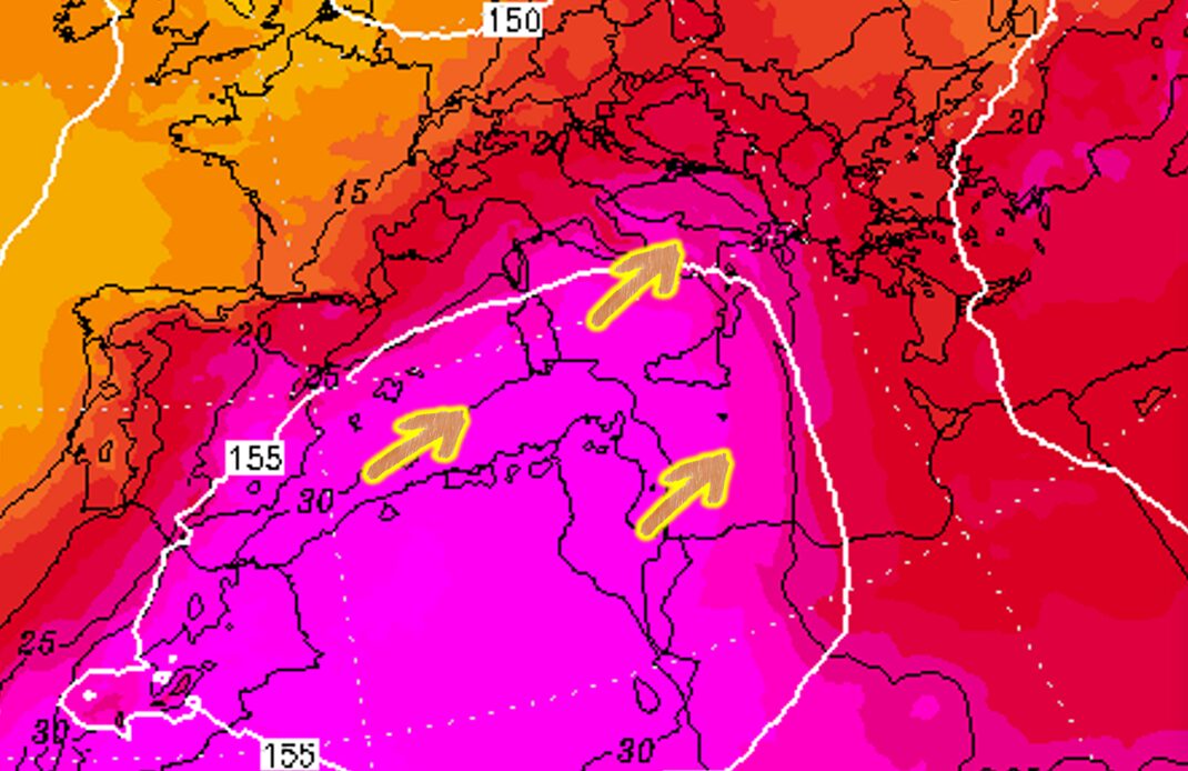 caldo sud italia 17 luglio 2026