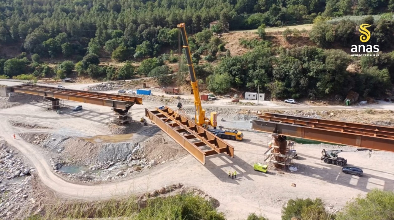 campata centrale del viadotto Ortiano II