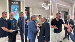 cannizzaro e lotito alla boutique rocca