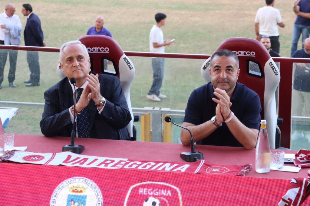 conferenza lotito e cannizzaro reggina