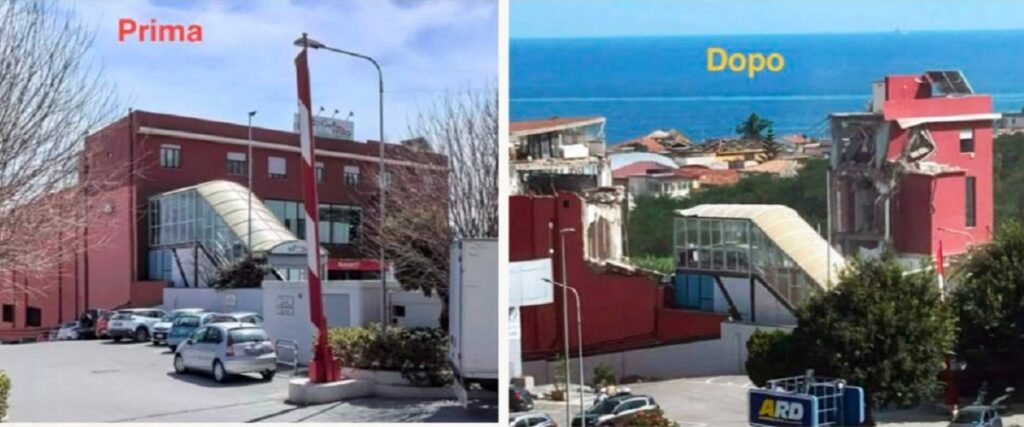 crollo pistunina messina