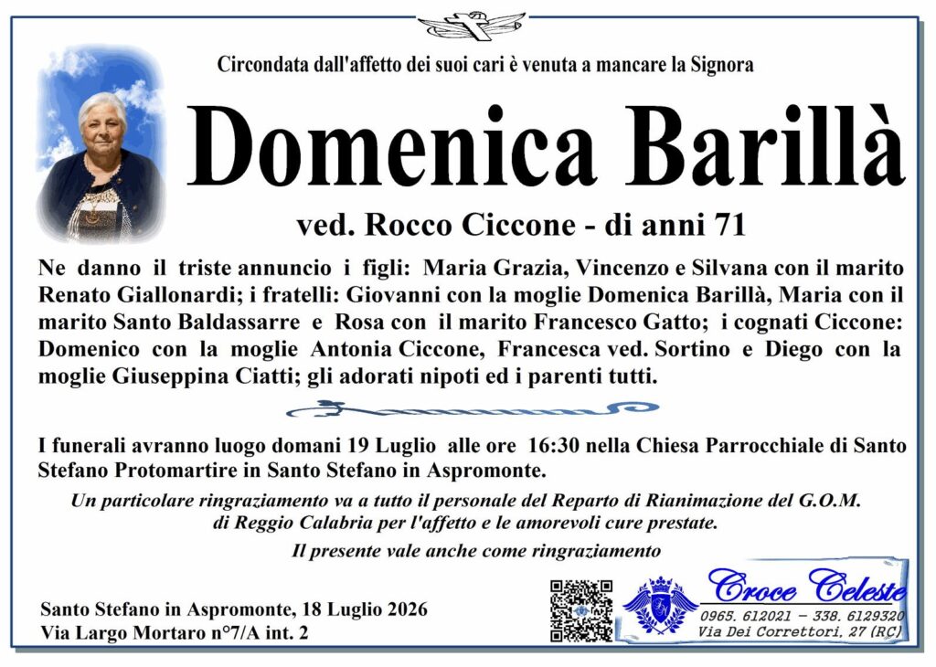 domenica barillà