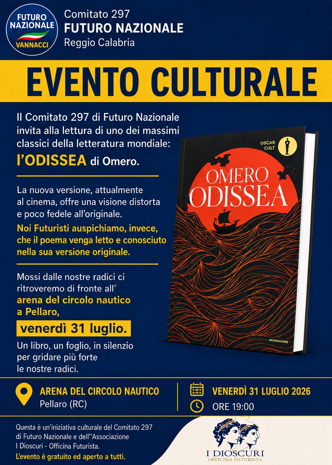 evento futuro nazionale Pellaro