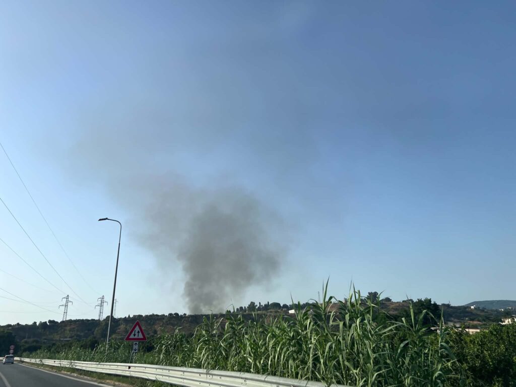 incendio Reggio Calabria