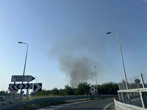 incendio Reggio Calabria