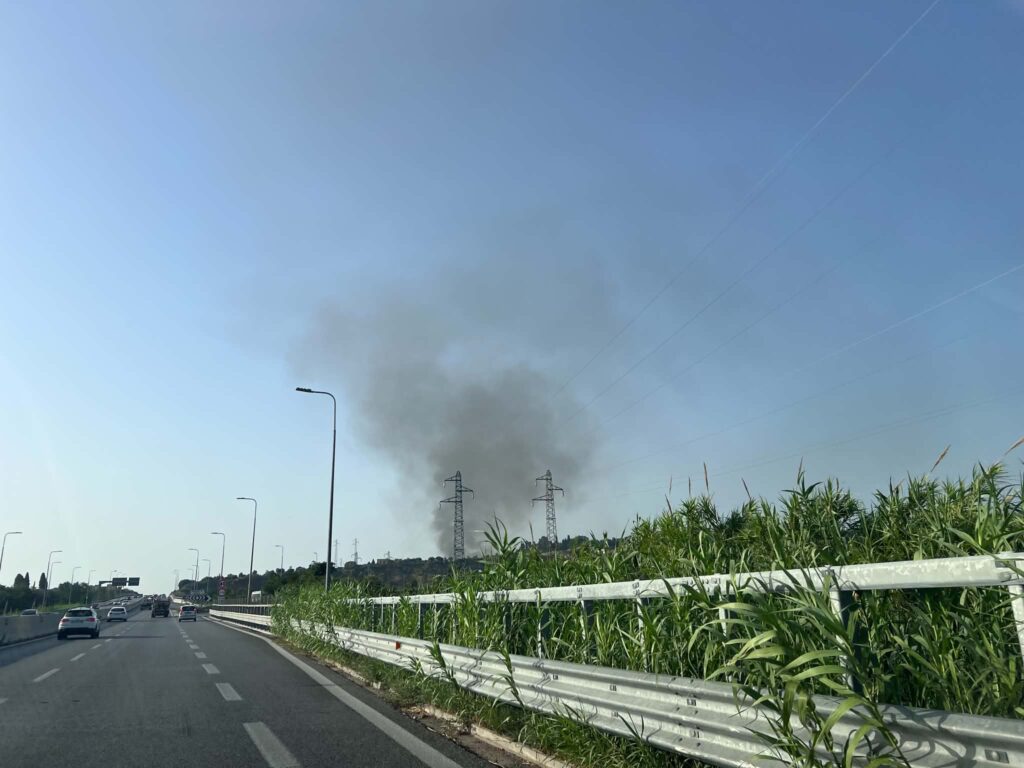 incendio Reggio Calabria