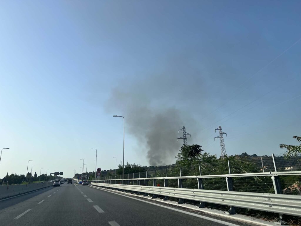incendio Reggio Calabria