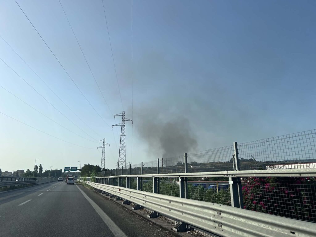 incendio Reggio Calabria