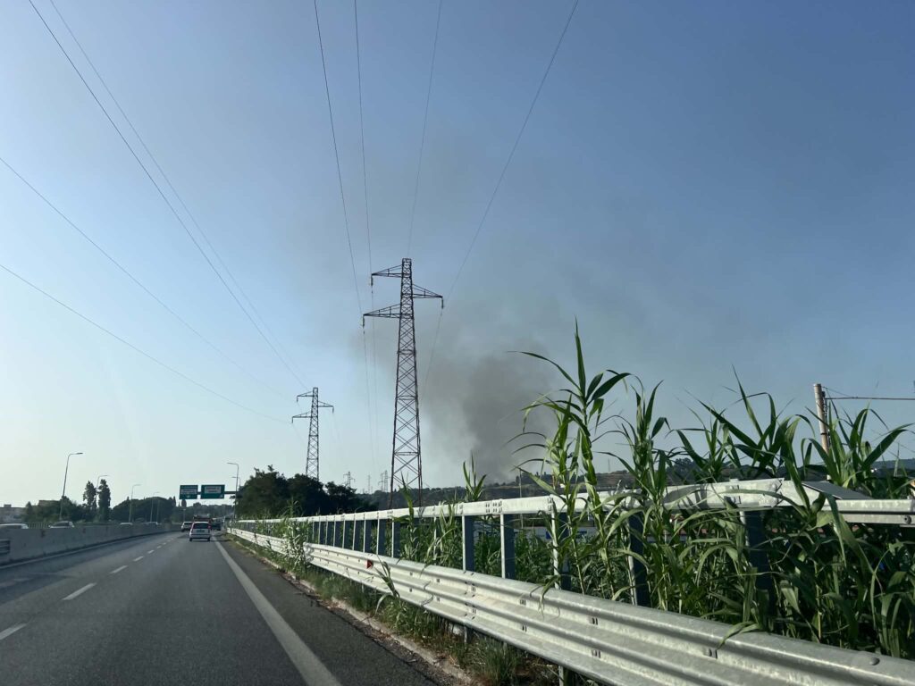 incendio Reggio Calabria