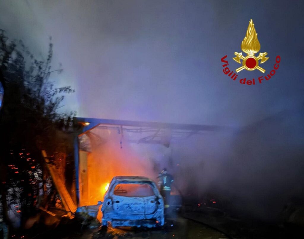 incendio Torre Faro Messina