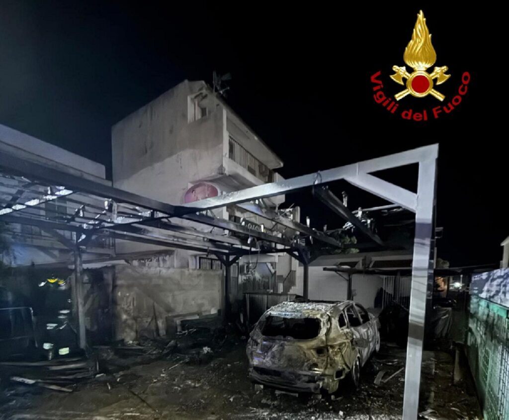 incendio Torre Faro Messina