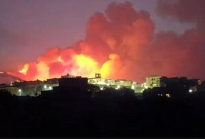 incendio agrigentino