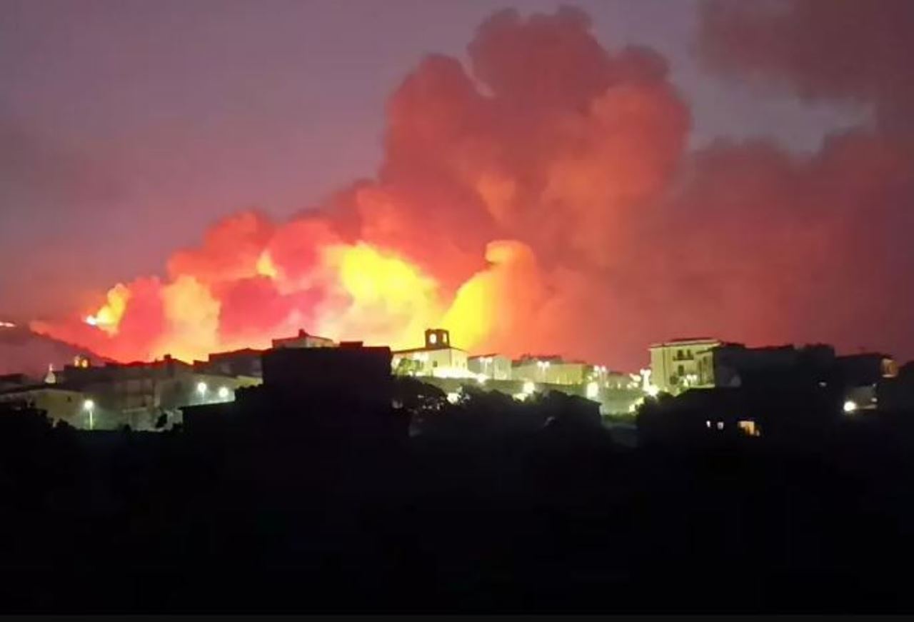 incendio agrigentino