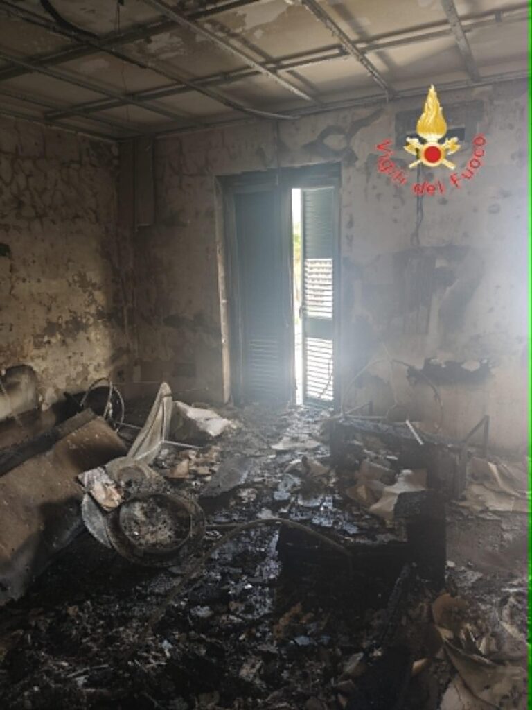 incendio catanzaro