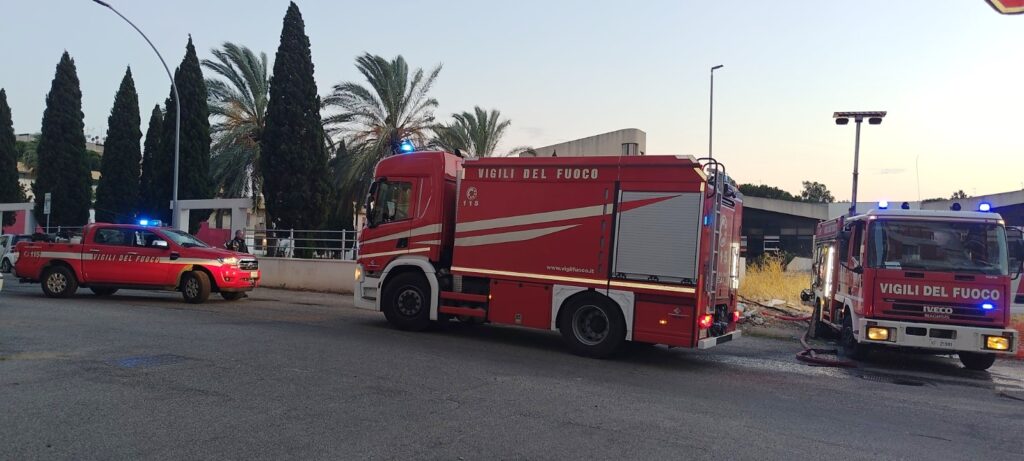incendio girasole reggio calabria