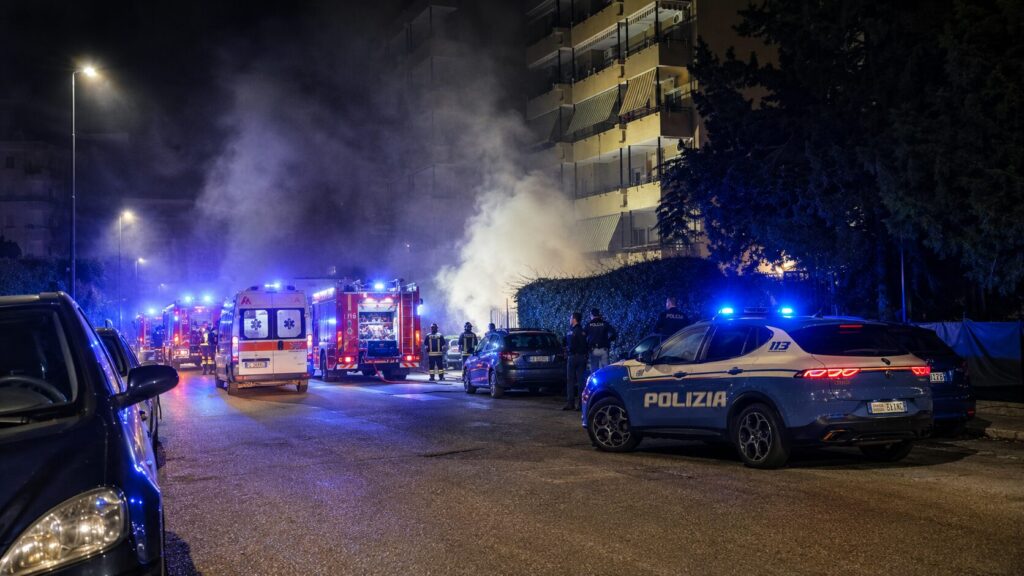 incendio reggio calabria sant'antonio