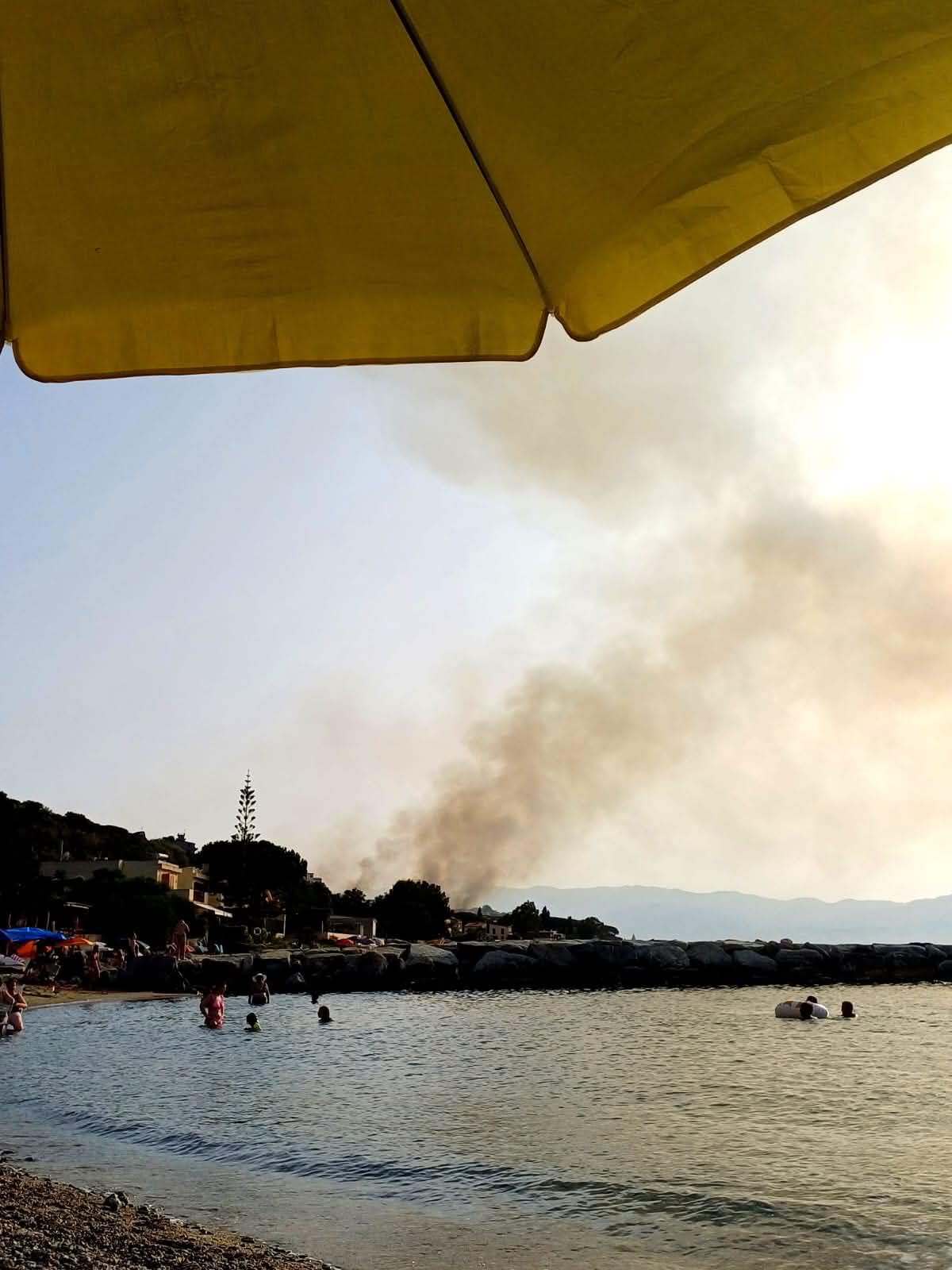 incendio villa san giovanni