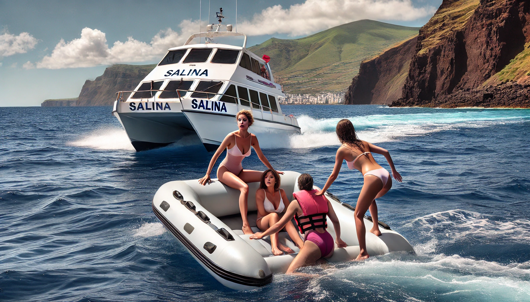 Salina, catamarano turistico investe un gommone: due ragazze ferite