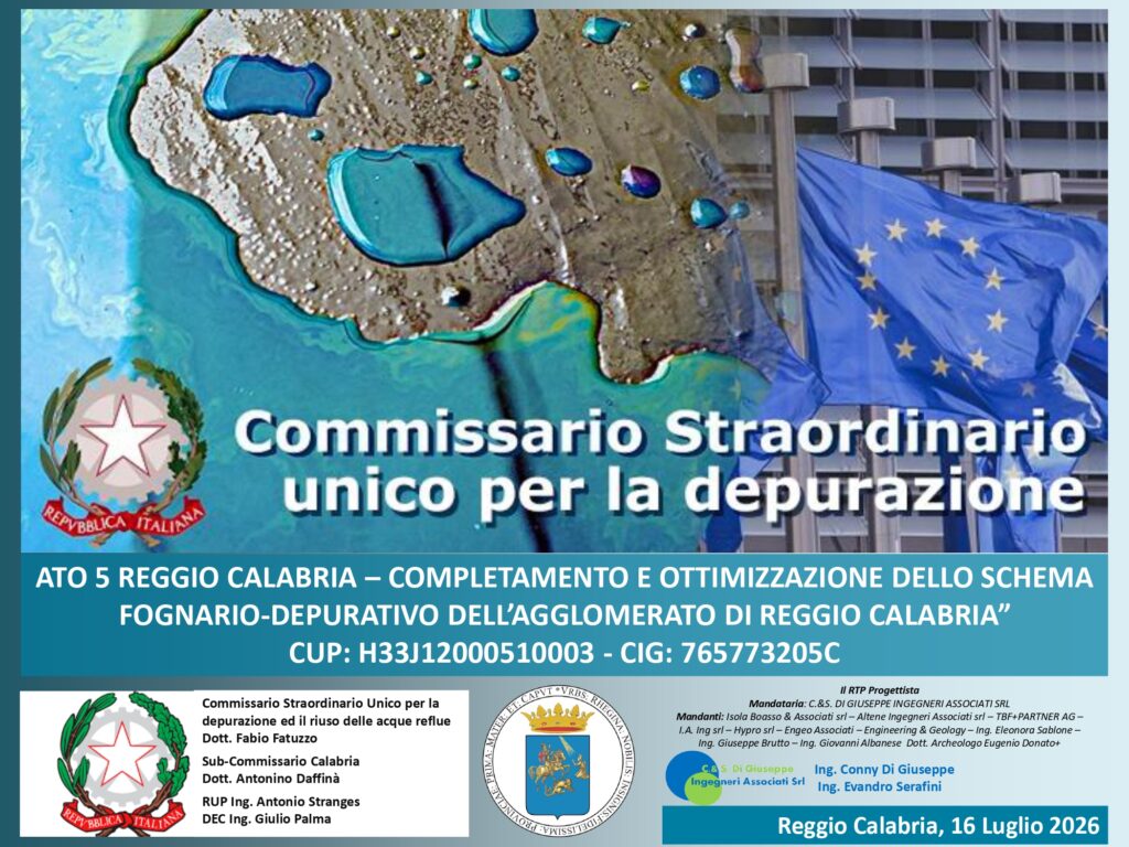 interventi per i depuratori di reggio calabria