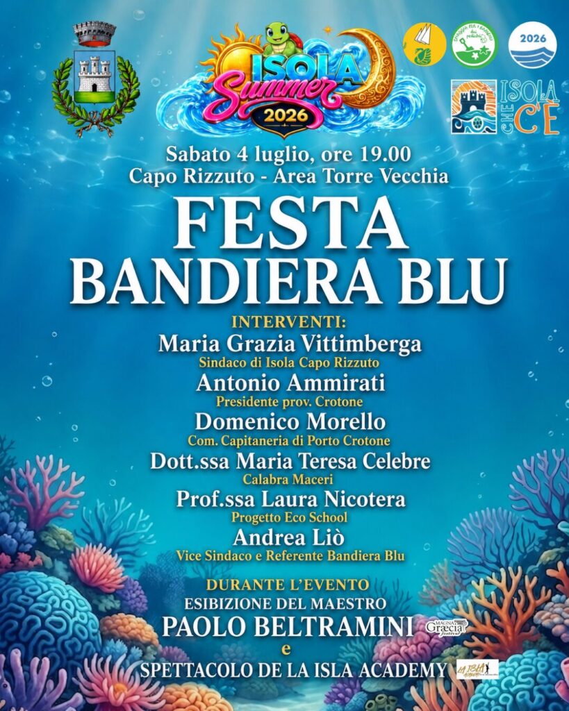 isola summer festival bandiera blu