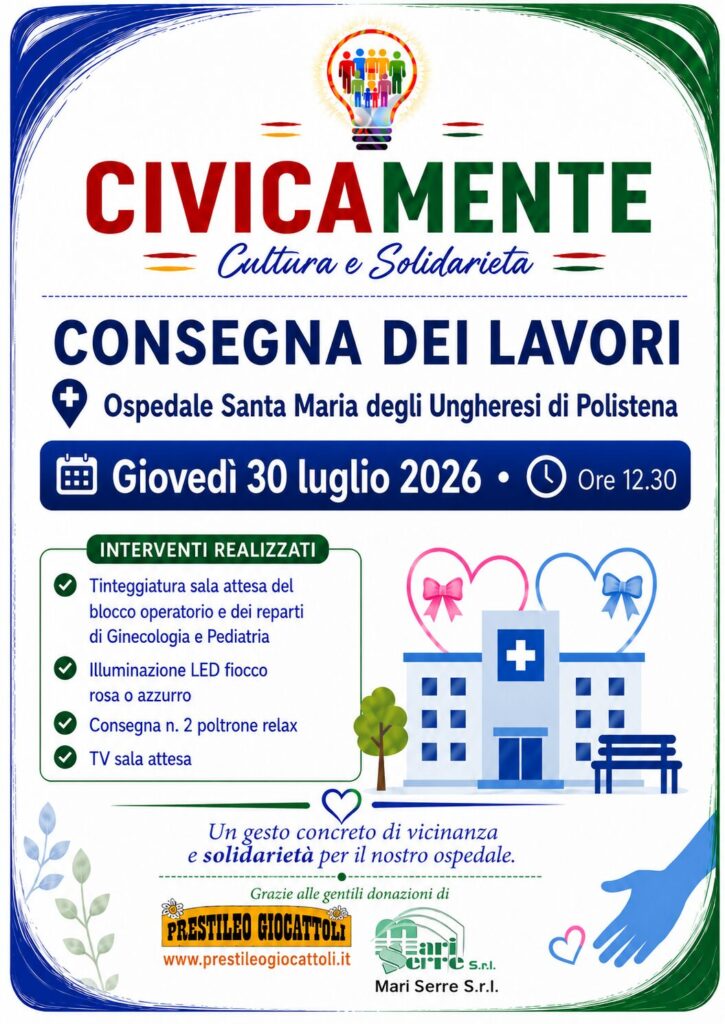 locandina consegna lavori civicamente