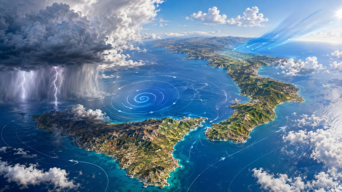 Calabria e Sicilia con temperature nella norma e temporali ad ovest, dati meteo smentiscono allarmi estivi