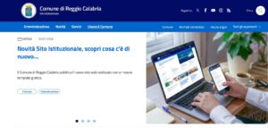 nuova grafica sito web comune di reggio calabria