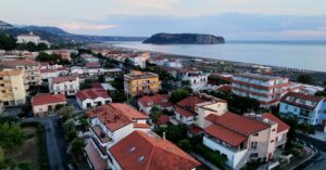 praia a mare dall'alto