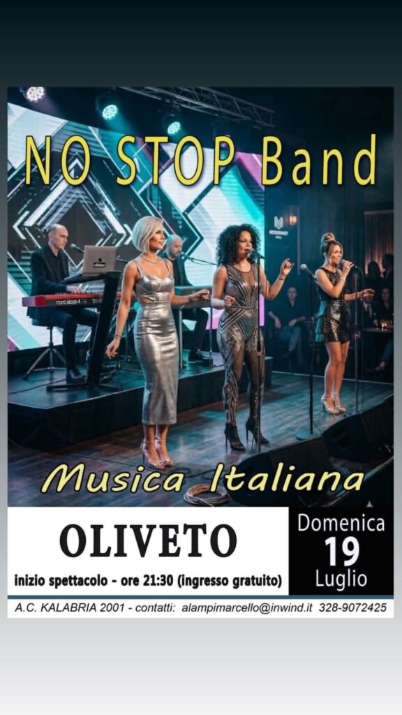 programma festa oliveto locandina serata domenica
