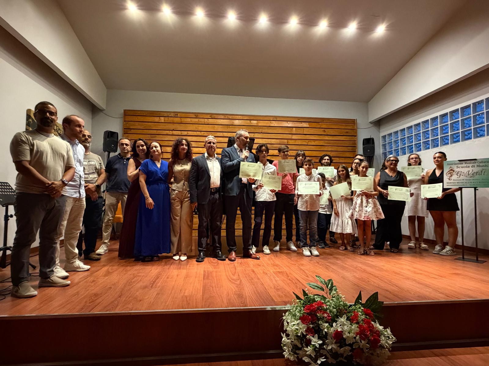 reggini protagonisti al concerto di musica giuseppe verdi