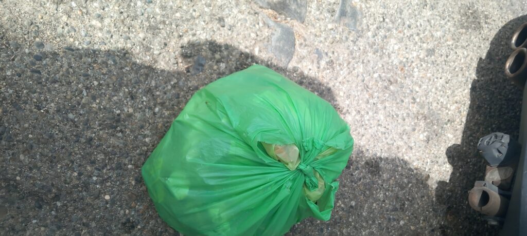 rifiuti abbandonati in via tommaseo