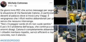 segnalazione consigliere circoscrizione michele cotroneo con foto vecchie
