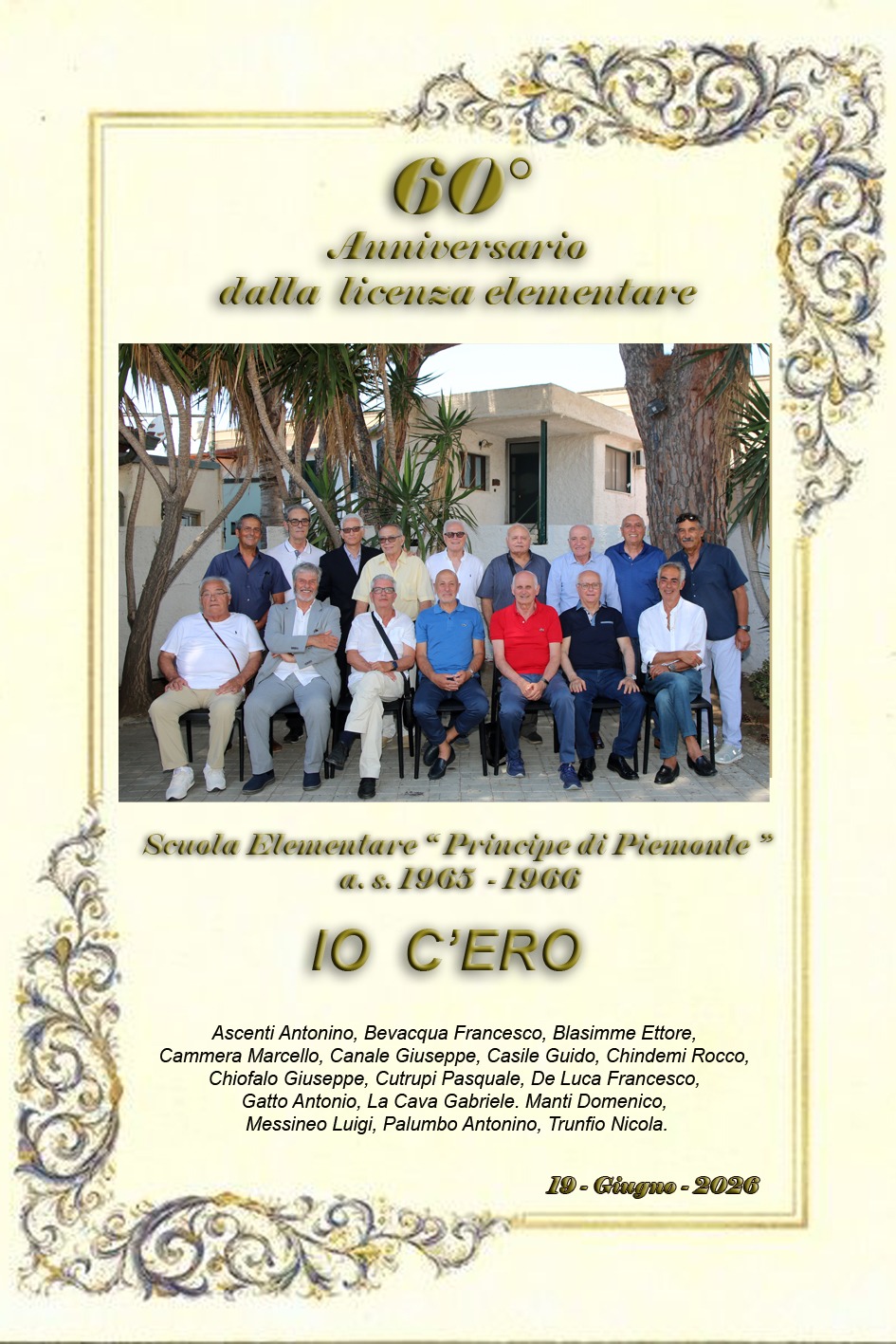 studenti Principe di Piemonte Reggio Calabria 60 anni dopo