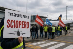trasporto aereo sciopero