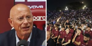 Ballarino tifosi Arena dello Stretto