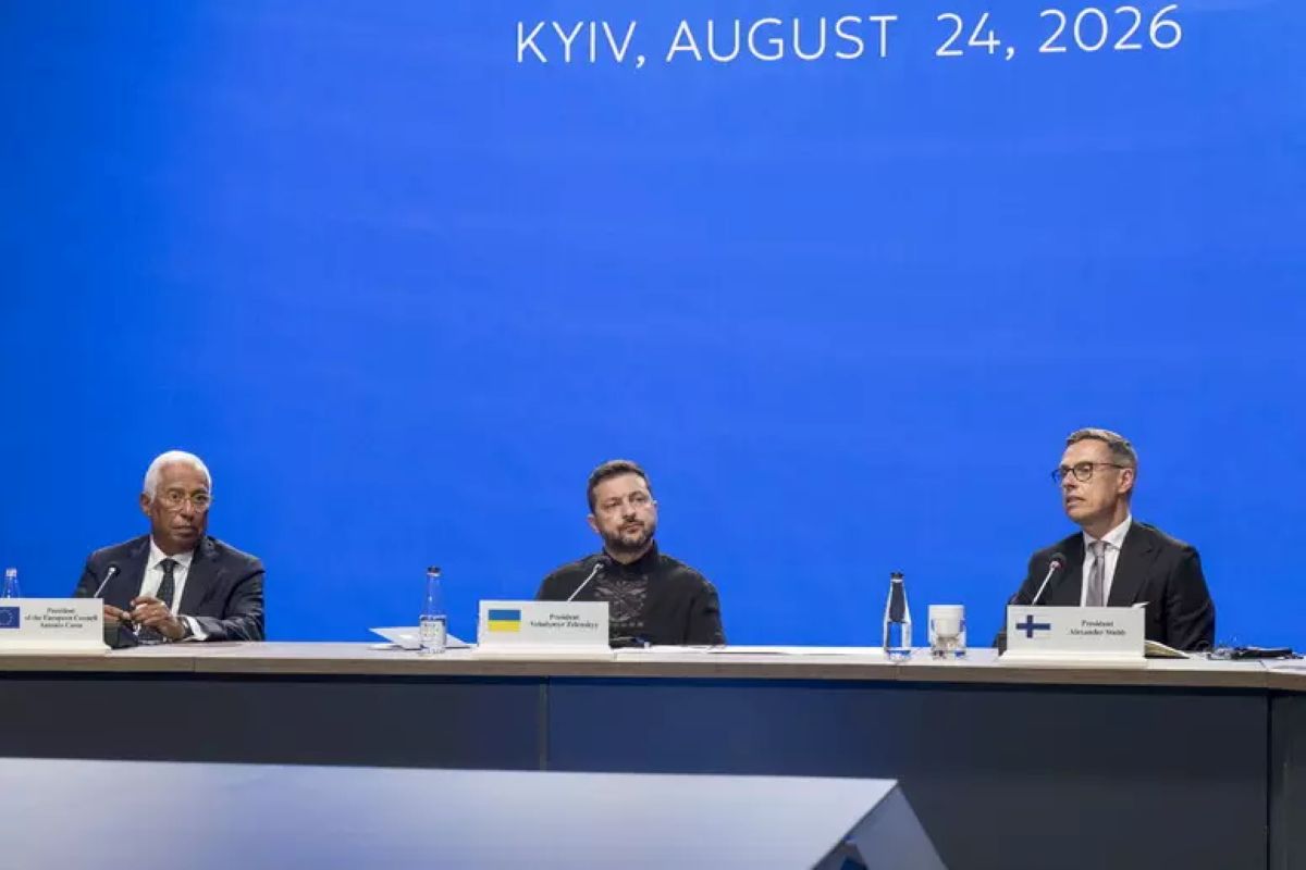 Costa, Zelensky e Stubb