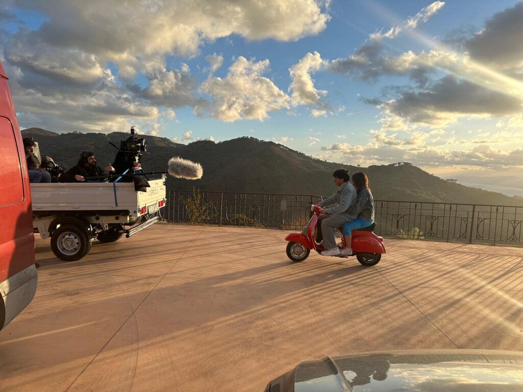 Durante le riprese