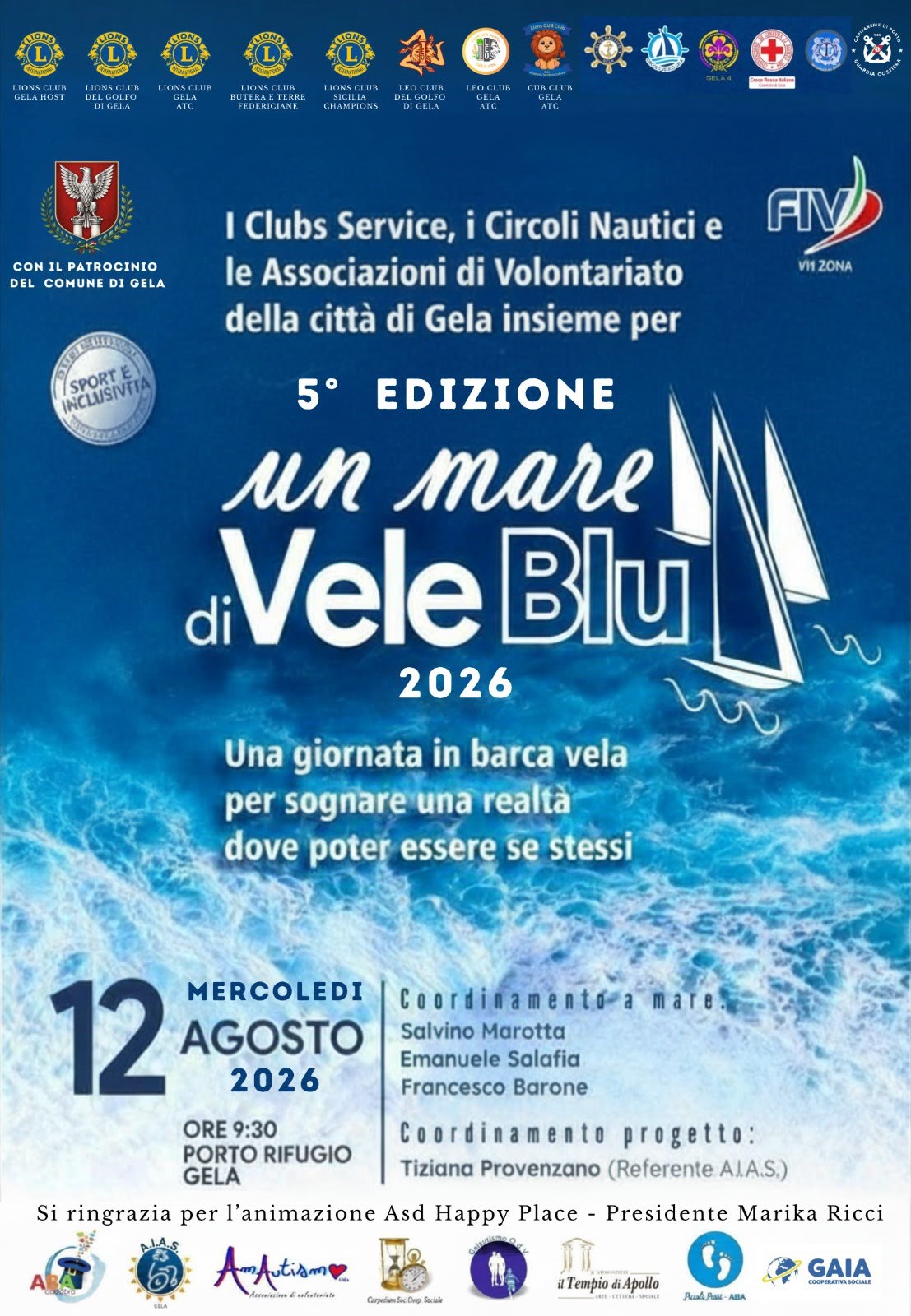 Gela un mare di vele blu