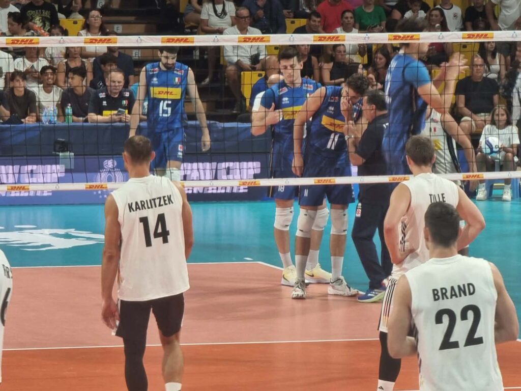 Italia-Germania maschile di volley al PalaCalafiore