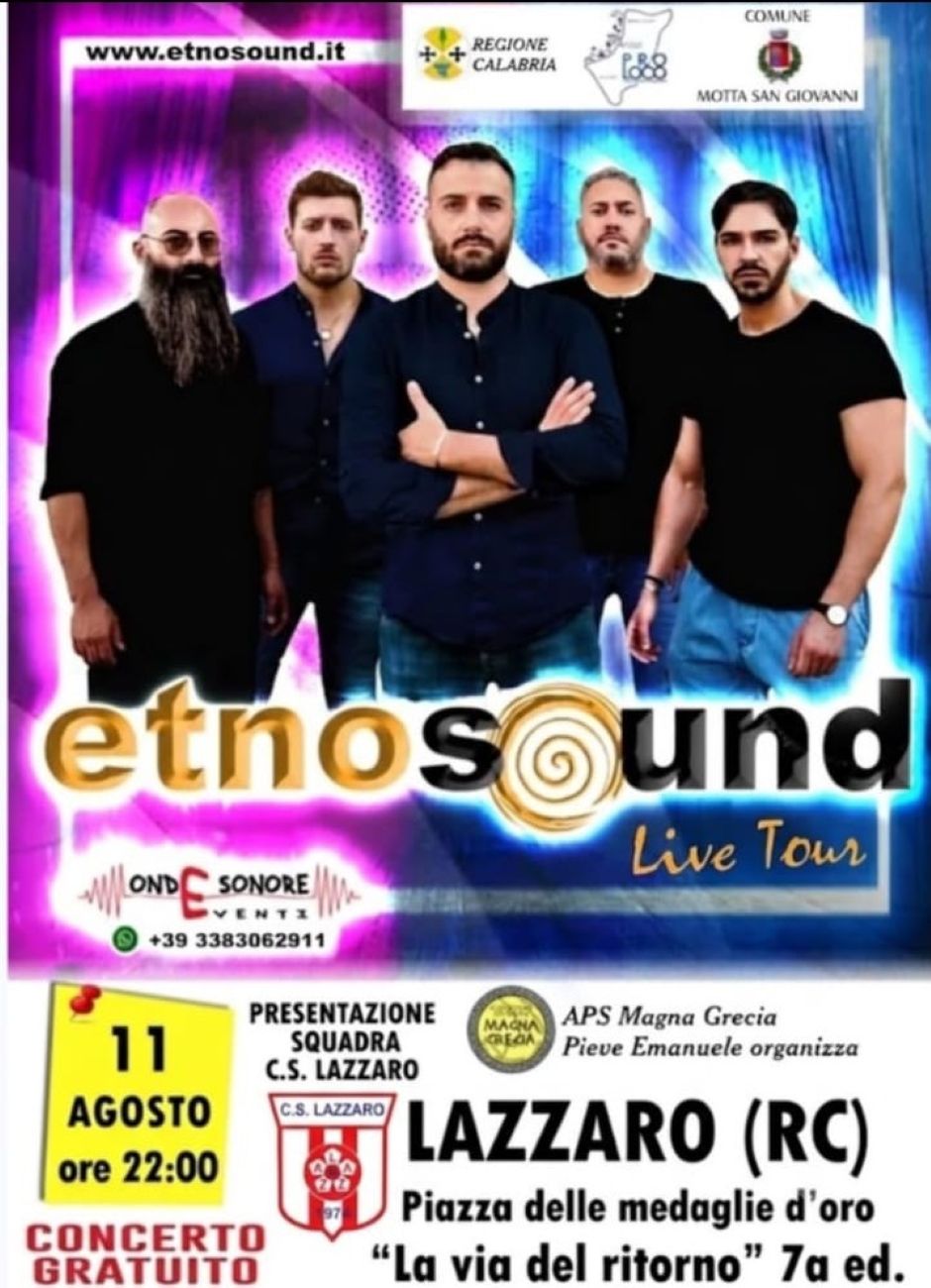 Locandina Etnosound Lazzaro