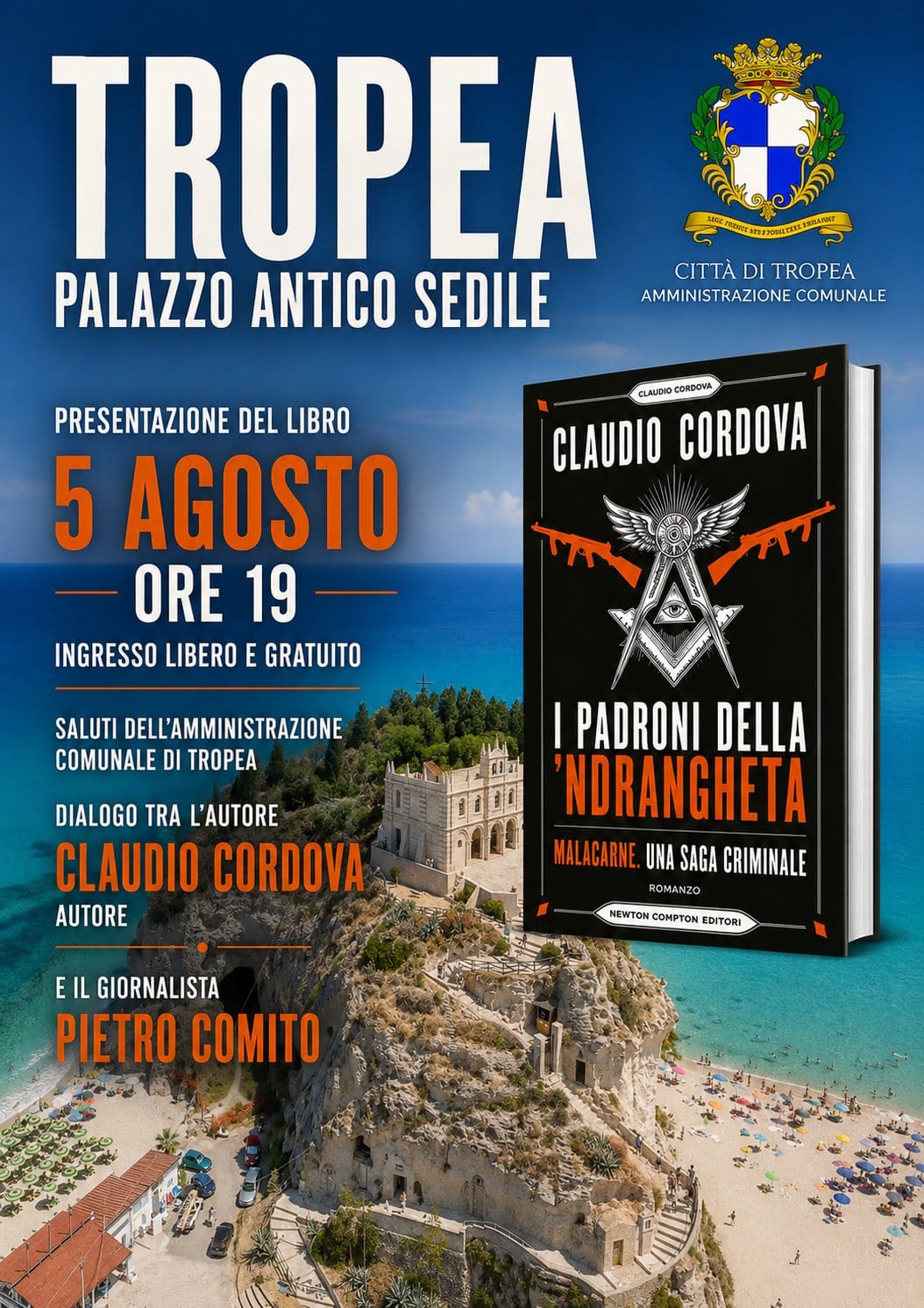 Locandina libro Claudio Cordova