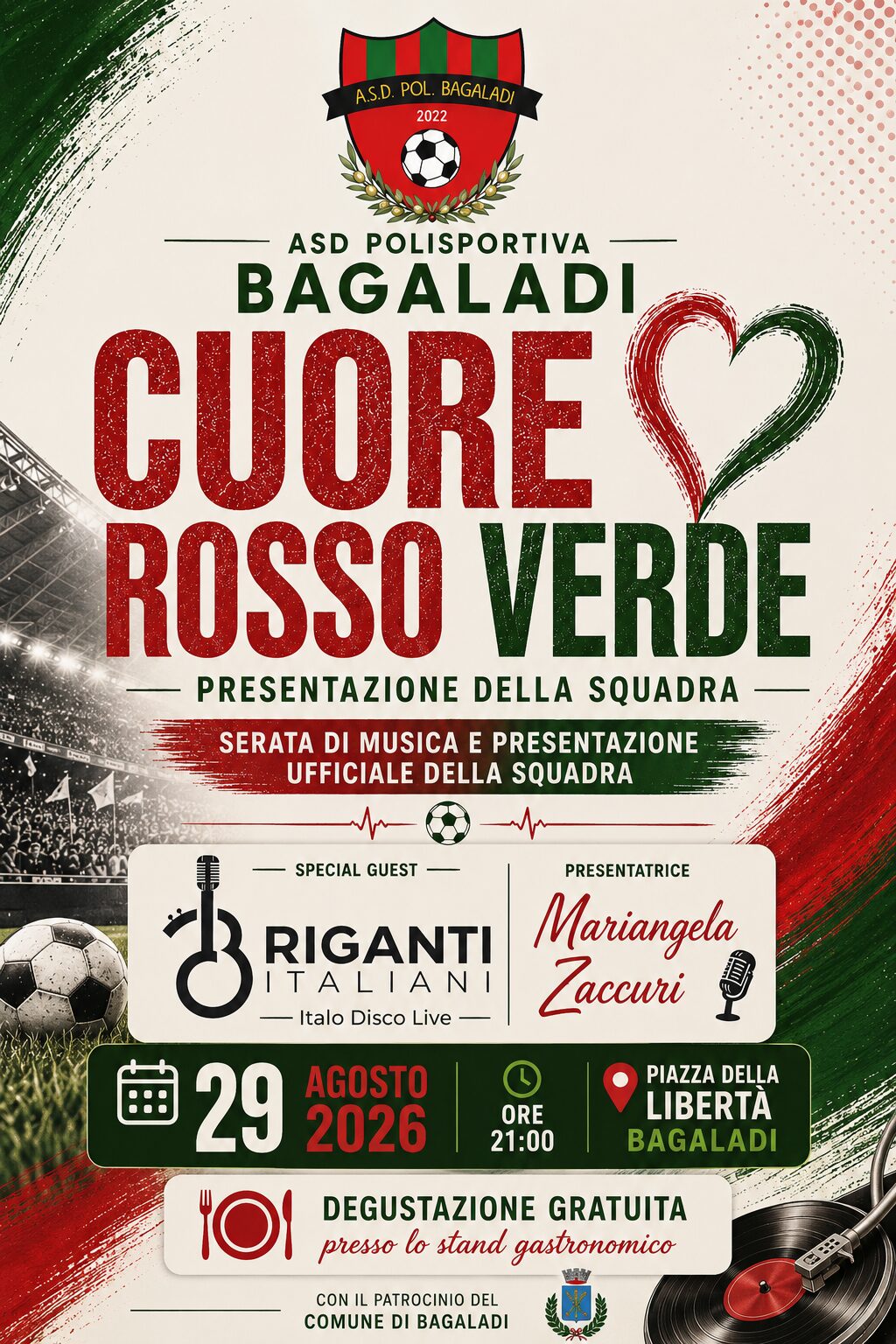 Locandina presentazione polisportiva